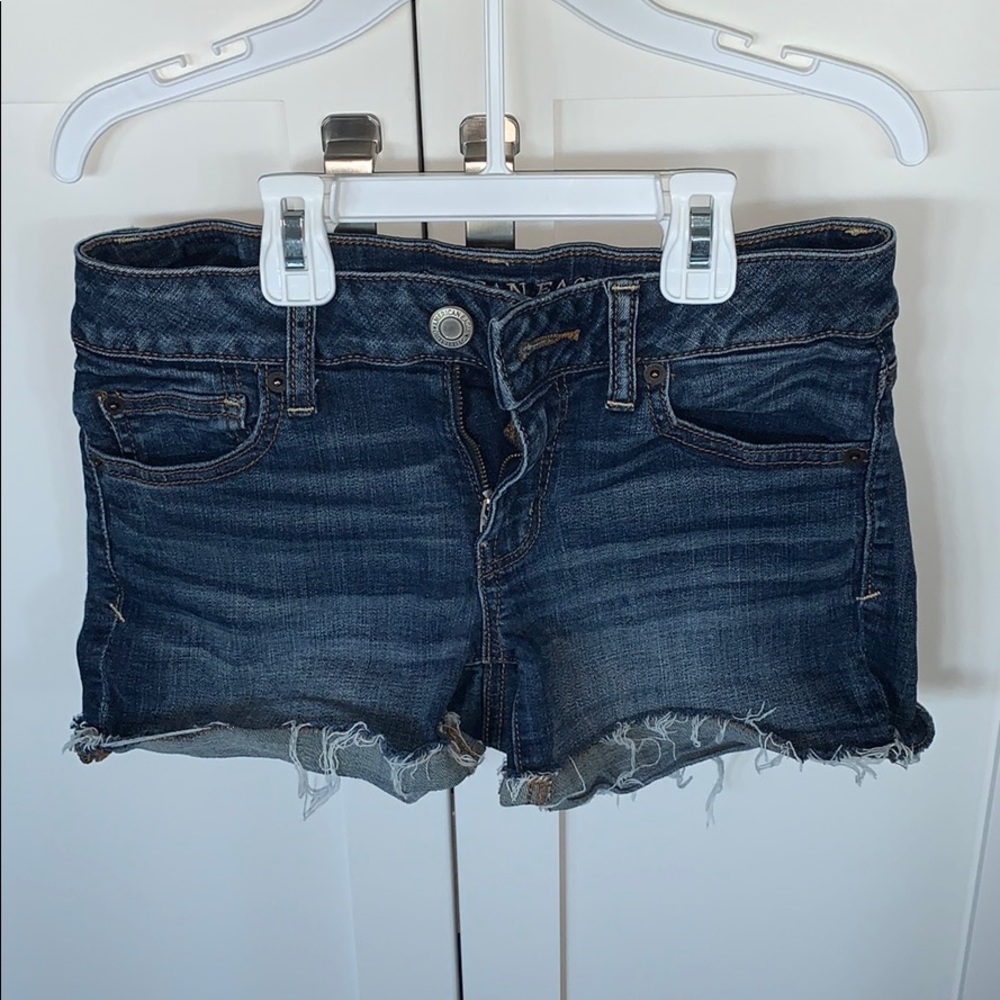 High waisted American eagle jean shorts